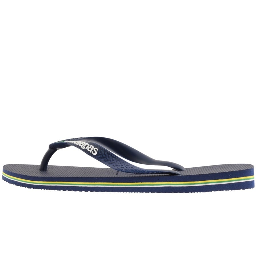 Alternative Image for ProductHavaianas Brazil Logo Flip Flops Navy2